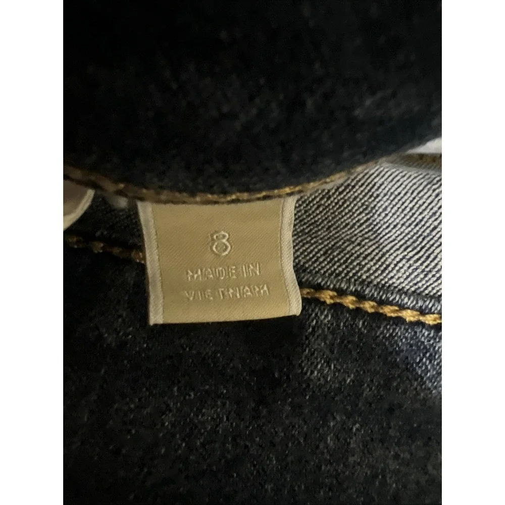 Michael Kors Blue Flare Jeans Size‎ 8 Dark Blue , Retro , Bohemian Y2K